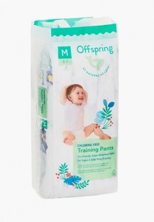 Подгузники-трусики Offspring Рыбки, M (6-11 кг) 42 шт.