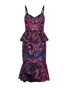 Платье до колена Marchesa Notte