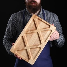 Блюдо-доска для подачи и нарезки Доброе дерево