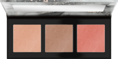 Domix, Палетка для макияжа: румяна и хайлайтеры Luminice Highlight & Blush Glow Palette, 10 Rose Vibes Only Catrice