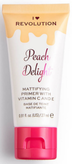 Domix, Праймер матирующий Peach Delight Mattifying Primer With Vitamin C And E, 27 мл