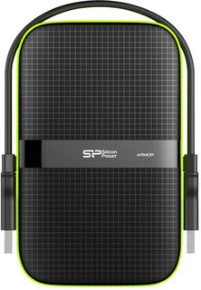 Внешний HDD Silicon Power Armor A60 4Tb SP040TBPHDA60S3K (черно-зеленый)