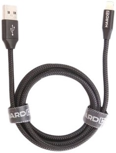 Кабель Hardiz Lightning - USB 2.0 MFI 1.2м (черный)