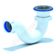 Сифон для поддона ани пласт трубный, 1 1/2 дюйма x 40 мм, нержавеющая сетка e110 025-0103