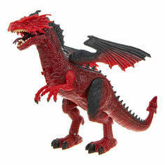 Интерактивный динозавр 1Toy Дракон, Роболайф 35.5 см цвет: красный