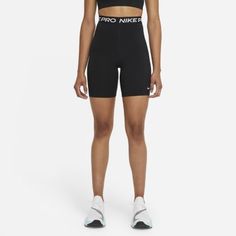 Женские шорты с высокой посадкой Nike Pro 365 18 см