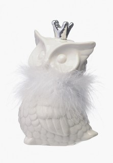 Фигурка декоративная Decogallery "Сова новогодняя"