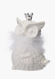 Фигурка декоративная Decogallery "Сова новогодняя"