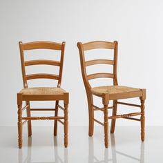 Комплект из 2 стульев массив LA REDOUTE INTERIEURS