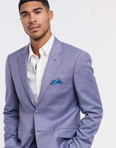 Узкий пиджак Ted Baker-Голубой