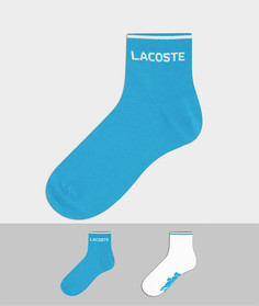 Набор из двух пар низких носков синего цвета Lacoste-Многоцветный
