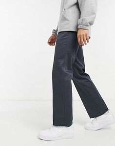 Хлопковые брюки чиносы со стрелками Lacoste Live-Серый