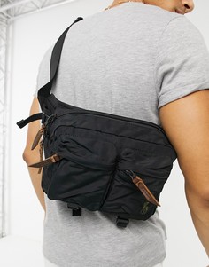 Черная сумка-кошелек на пояс с логотипом Polo Ralph Lauren-Черный цвет