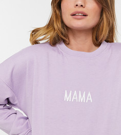 Сиреневый свитшот с надписью "Mama" Missguided Maternity-Фиолетовый цвет