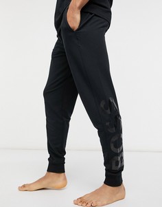 Черные джоггеры с логотипом BOSS Bodywear-Черный цвет
