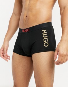 Черные боксеры-брифы HUGO Bodywear Excite-Черный цвет