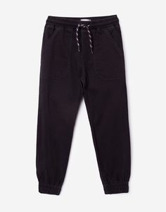Тёмно-серые брюки-джоггеры для мальчика Gloria Jeans