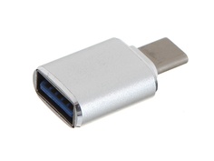 Аксессуар GCR USB Type-C - USB 3.0 M/AF Silver GCR-52302 Greenconnect