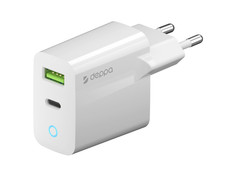 Зарядное устройство Deppa USB A + USB-C QC 3.0 3.0А 65W 11397