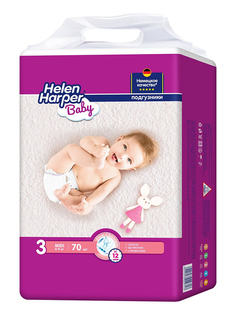 Подгузники Helen Harper Baby Midi 6-10кг 70шт 2314349