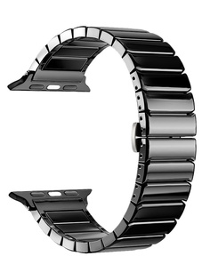 Аксессуар Ремешок Deppa для APPLE Watch 40mm/38mm Band Ceramic Black 47119