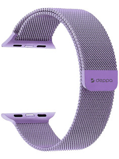 Аксессуар Ремешок Deppa для APPLE Watch 38/40mm Band Mesh Lavender 47141