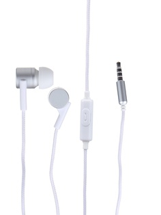 Наушники Olmio Onyx 3.5mm Silver 39201