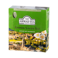 Чай Ahmad Tea зеленый с жасмином, 100 пакетиков