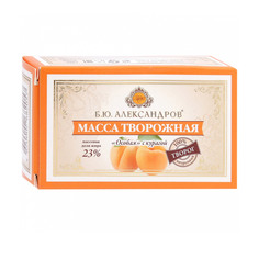 Масса творожная Б.Ю.Александров Особая с курагой 23% 100 г