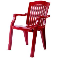 Кресло Стандарт Пластик Премиум полипропилен темно-красное Без бренда