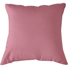 Декоративная подушка для мебели розовая 40х40 см Без бренда