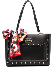 Love Moschino сумка на плечо с платком и заклепками