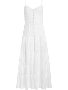 Alice+Olivia ярусное платье макси Shanti