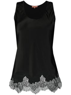 Ermanno Scervino блузка с кружевным подолом