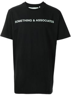 Off-White футболка Something & Associates