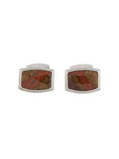 Tateossian запонки Moroccan Agate
