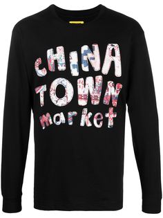 Chinatown Market футболка с длинными рукавами и графичным принтом