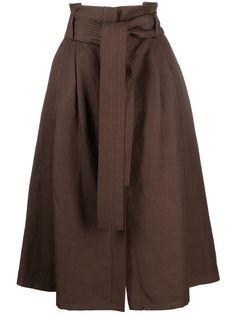 P.A.R.O.S.H. юбка Raisa А-силуэта с поясом