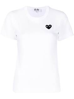 Comme Des Garçons Play футболка с вышивкой