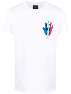 PAUL SMITH футболка с графичным принтом и круглым вырезом