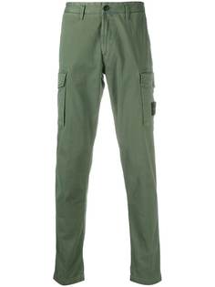 Stone Island брюки карго с нашивкой-логотипом