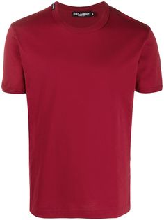 Dolce & Gabbana футболка с нашивкой-логотипом
