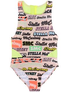 Stella McCartney Kids купальник с логотипом