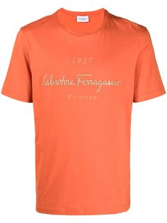 Salvatore Ferragamo футболка с логотипом