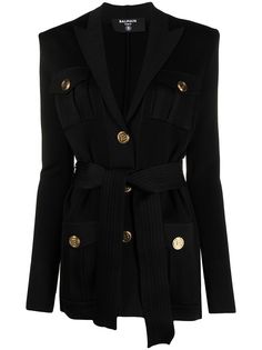 Balmain блейзер с поясом