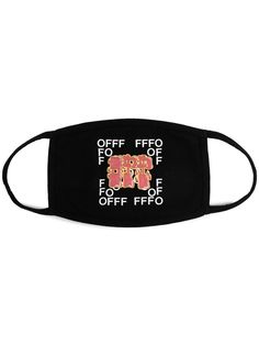 Off-White маска с логотипом