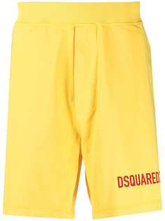 Dsquared2 шорты с эластичным поясом и логотипом