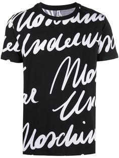 Moschino футболка с логотипом