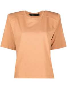 Federica Tosi укороченная футболка с объемными плечами