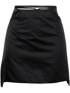 Helmut Lang юбка мини с запахом